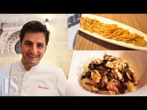 Pasta with chickpeas and mussels by Felice Sgarra - Special pasta | Gluten free