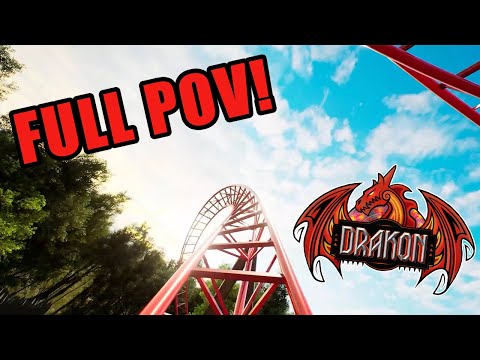 Drakon – Official Animated POV | Paultons Park New 2026 | 4K