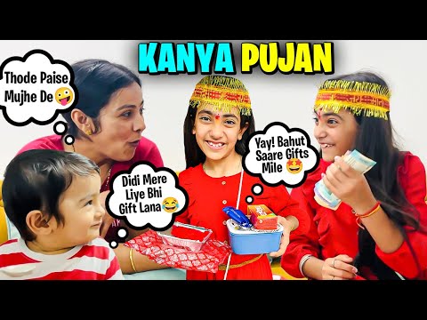 Omg😱Samayra Narula Best *Kanya Pujan* Day Ever!✏️✍️🎁Morning Routine* @SamayraNarulaandFamily