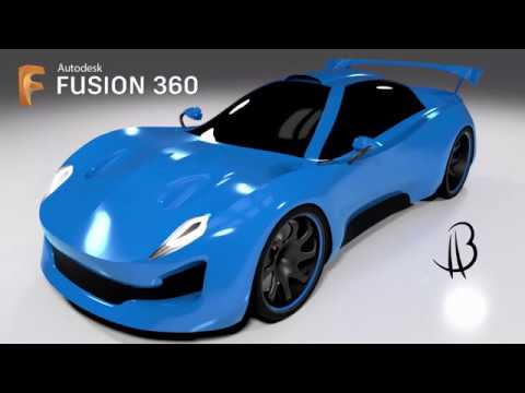 Car Design Speedrun 15 - Using Autodesk Fusion 360 - race car