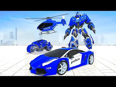Ultimate Police Bike Robot Transformation Shooting Game 2022 - Android iOS Gameplay