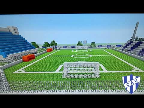 Cancha de Atlético Uruguay de Concepción del Uruguay en Minecraft #3