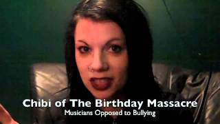 Chibi of The Birthday Massacre Talks About Bullying