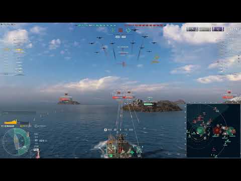Encountering a Dutch Cruiser in a Random Battle 4K (Before Airstrike Nerf)