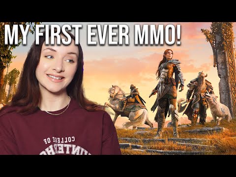 Skyrim Newbie Tries First EVER MMO!🔥 | LUCYJROBYN First Time Playing The Elder Scrolls Online