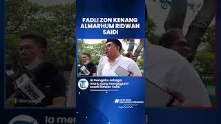 Download lagu Fadli Zon Kenang Sosok Ridwan Saidi Multitalenta dan Tak Pelit Ilmu mp3