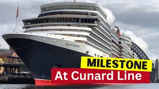 Cunard announces a Major Milestone as Queen Elizabeth makes historic cruise!