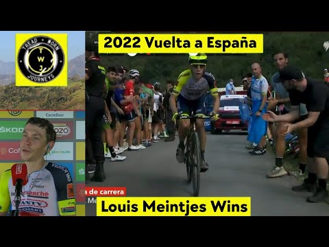 Louis Meintjes Wins | 2022 Vuelta a España | Stage 9 | Solo Attack 2.6km