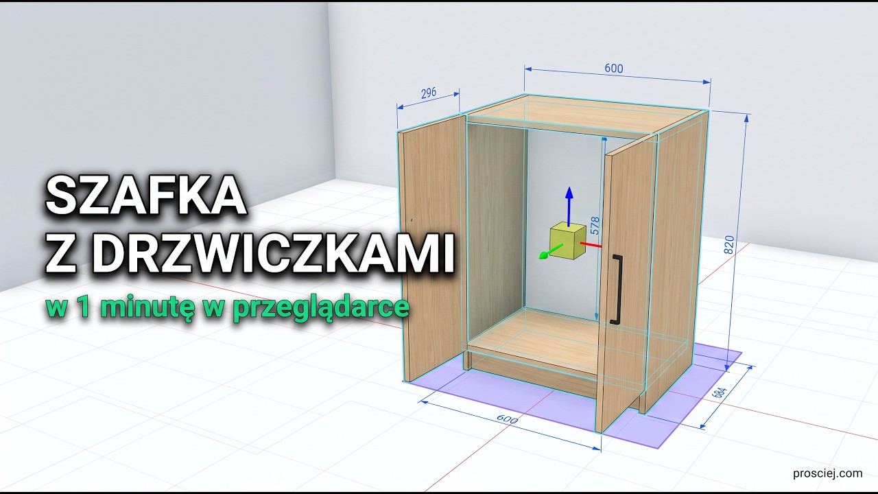Miniature pour Concevoir un meuble à portes en 3D en une minute