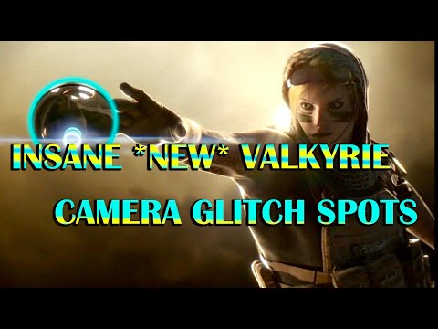 INSANE  *NEW* INVINCIBLE VALKYRIE CAMERA GLITCH SPOTS (SEE THROUGH WALLS)|Rainbow Six Siege