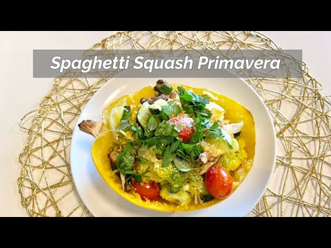 Spaghetti Squash Primavera Recipe 🦋