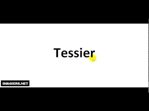 How to pronounce Tessier