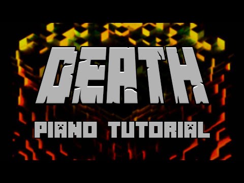 C418 - Death (from Minecraft) - Piano Tutorial