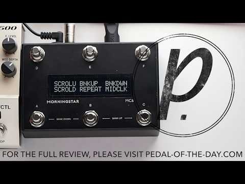 Morningstar Engineering MC6 MIDI Controller Demo