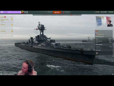 Montcalm - The range is insane on this new french cruiser!