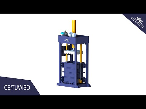 200kg Scrap Clothes Baler Press Machine