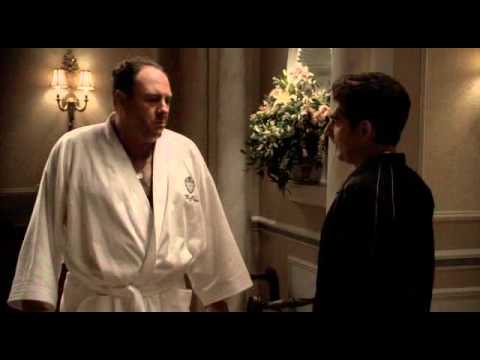 The Sopranos - Tony Gets Bad News About His Cousin