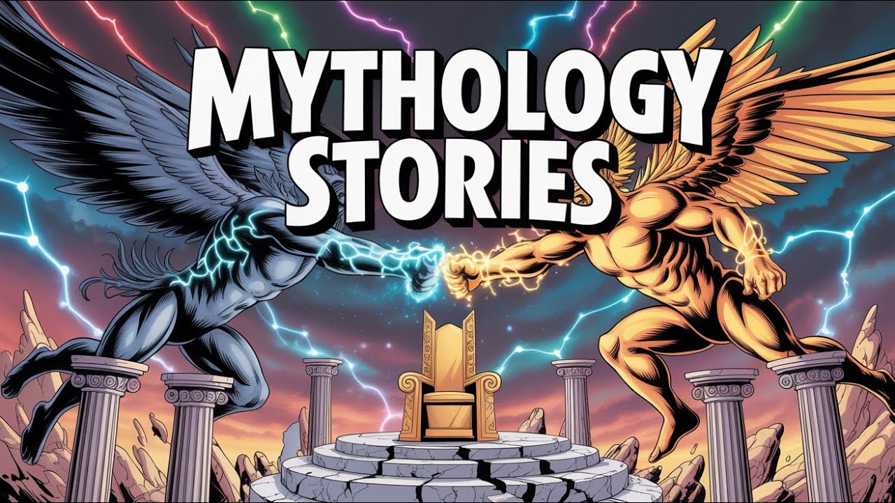 Greek Mythology Stories for Sleep | Relaxing Tales from the Gods | Black Screen With Rain Sounds