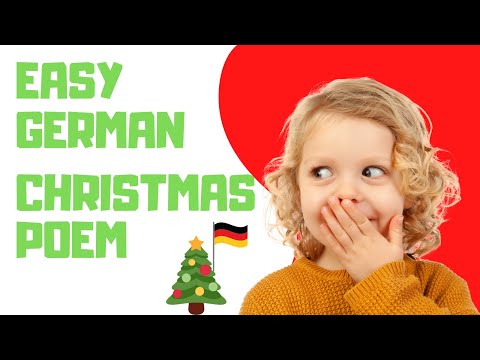Advent Advent Ein Lichtlein Brennt | Easy German Christmas Poem | German for Kids | KidsGerman