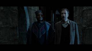 Harry Potter and the Deathly Hallows part 2 - Kingsley and Remus preparing for battle (HD)