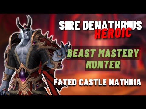 Sire Denathrius Fated Heroic Castle Nathria BM Hunter PoV | Shadowlands Season 4