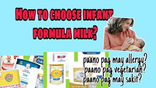 TYPES OF FORMULA MILK| paano pumili ng gatas para kay baby 0-12M| Dr. Pedia Mom