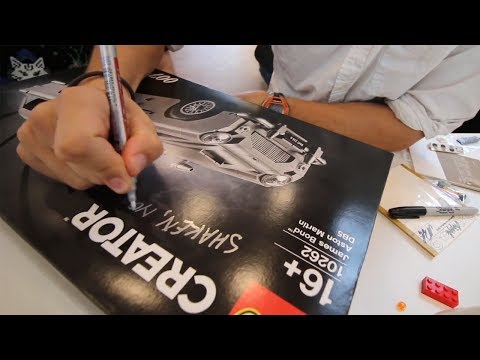 OMG!! lego creator expert james bond aston martin DB5 10262 designer signatures