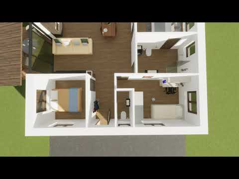 Linie 85 - 85m2 ohne Garage Vogelperspektive