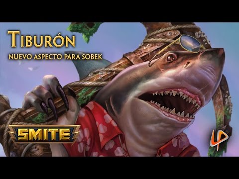 Revelación de Aspecto Tiburón de Tierra - Dios Sobek - Verano de SMITE