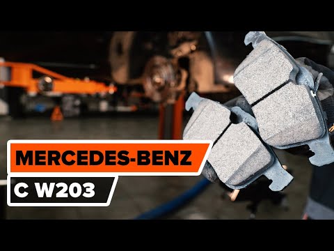 How to change rear brake pads on MERCEDES-BENZ C W203 TUTORIAL | AUTODOC Video