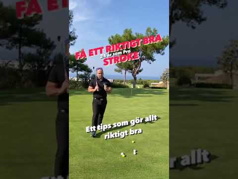 Bli bra på puttning i golf, få ett bra Stroke en stadig rörelse & bra längdkänsla. Ett enkelt tips