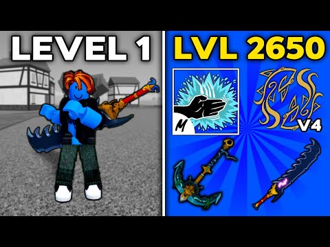 Noob to MAX As Sharkman With ALL SHARK POWERS [Part 1] (Blox Fruits)