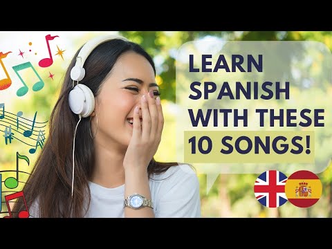 🎤 Learn Basic Spanish: 10 Easy Spanish Songs With Lyrics || English | Spanish