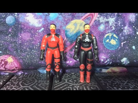 Red Shadows Female Troop Builders By LadyJayeToys 1/18 3.75 Inch Figures Review