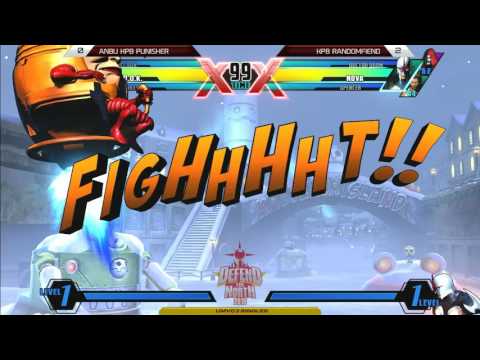 Ultimate Marvel vs Capcom 3 Tournament: Defend the North 2016 Day 2  - Punisher v Randomfiend