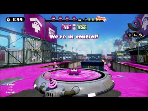 [Splatoon] ranked (A+) splat zones octobrush - slow but steady