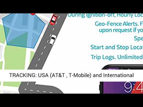 GPS Tracker for Vehicles Vyncs 4G LTE - No Monthly Fee - Real Time, 1 Year Data, OBD Data, SIM