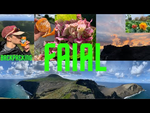 Backpacking Across An Entire Island! Faial, Açores in Portugal😍
