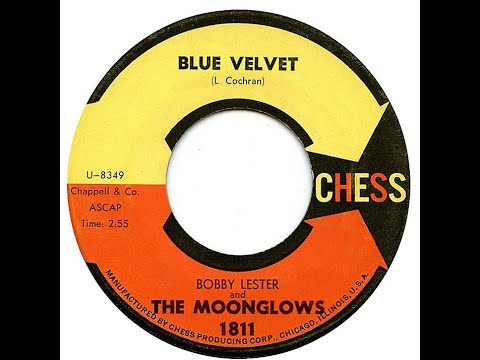 BOBBY LESTER & THE MOONGLOWS  BLUE VELVET