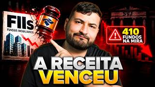 A RECEITA FEDERAL DERROTOU OS FIIs DE NOVO: 20% de IR em 410 fundos