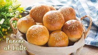 Panini al Latte Soffici - Ricetta Facile Panini Soffici Fatti in Casa - 55Winston55