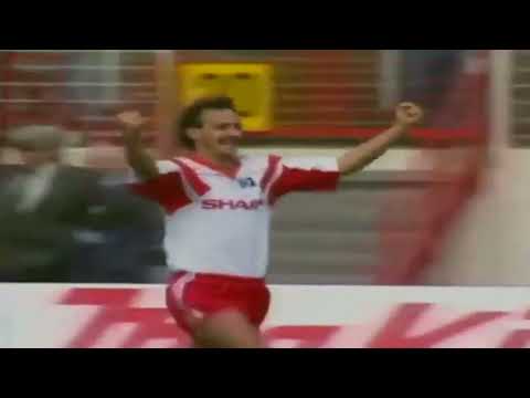 Jan Furtok gol HSV - Mannheim 1-0 Bundesliga 12.05.1990