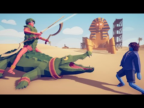Let's Fight Crocodile BEAST MASTER in TABS EGYPT UPDATE Totally Accurate Battle Simulator