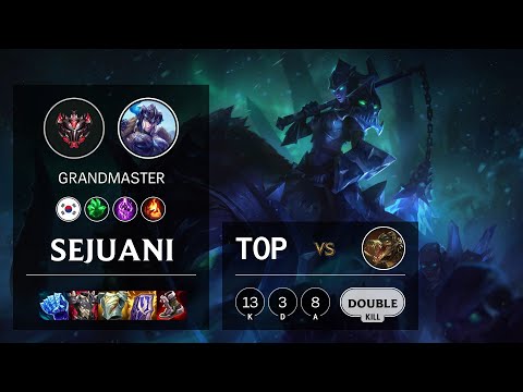 Sejuani Top vs Renekton - KR Grandmaster Patch 11.6