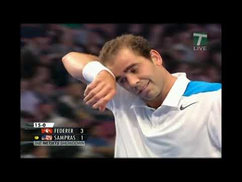 New York 2008 Exhibition - R.Federer vs P.Sampras Highlights