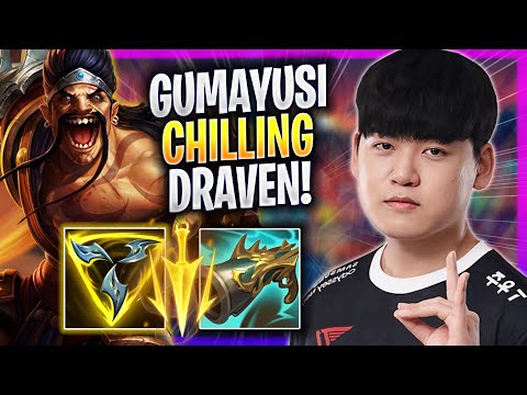 GUMAYUSI CHILLING WITH DRAVEN! - T1 Gumayusi Plays Draven ADC vs Aphelios! | Season 2023