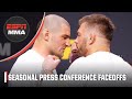 Faceoffs from the UFC 2024 Season Press Conference | ESPN MMA