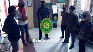 Briefing PTSP , Jumat 07 Mei 2021, Pengadilan Negeri Pulang Pisau
