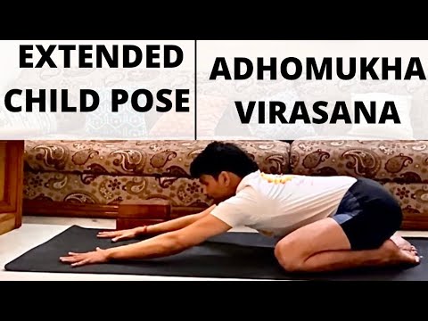 EXTENDE CHILD POSE | ADHO MUKHA VIRASANA @PrashantjYoga