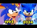 Evolution Of Sonic The Hedgehog In Movies And TV And Animation 1993 2024